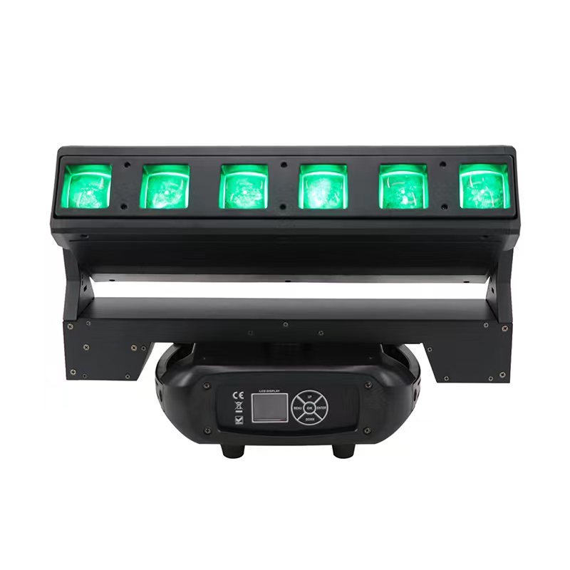 6x40w 单点控光束染色调焦LED条形摇头灯